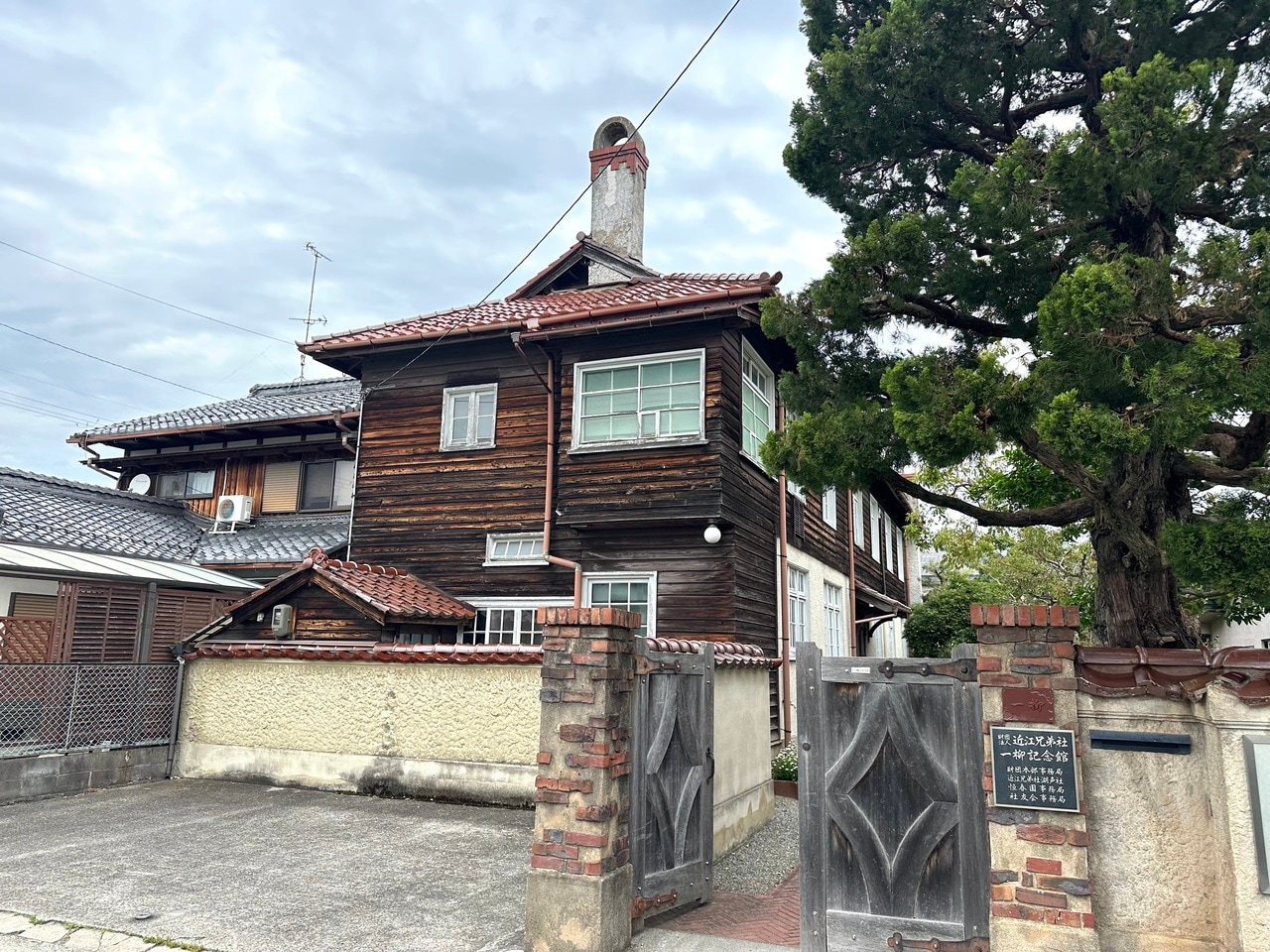 ヴォーリズ記念館(見学可)。