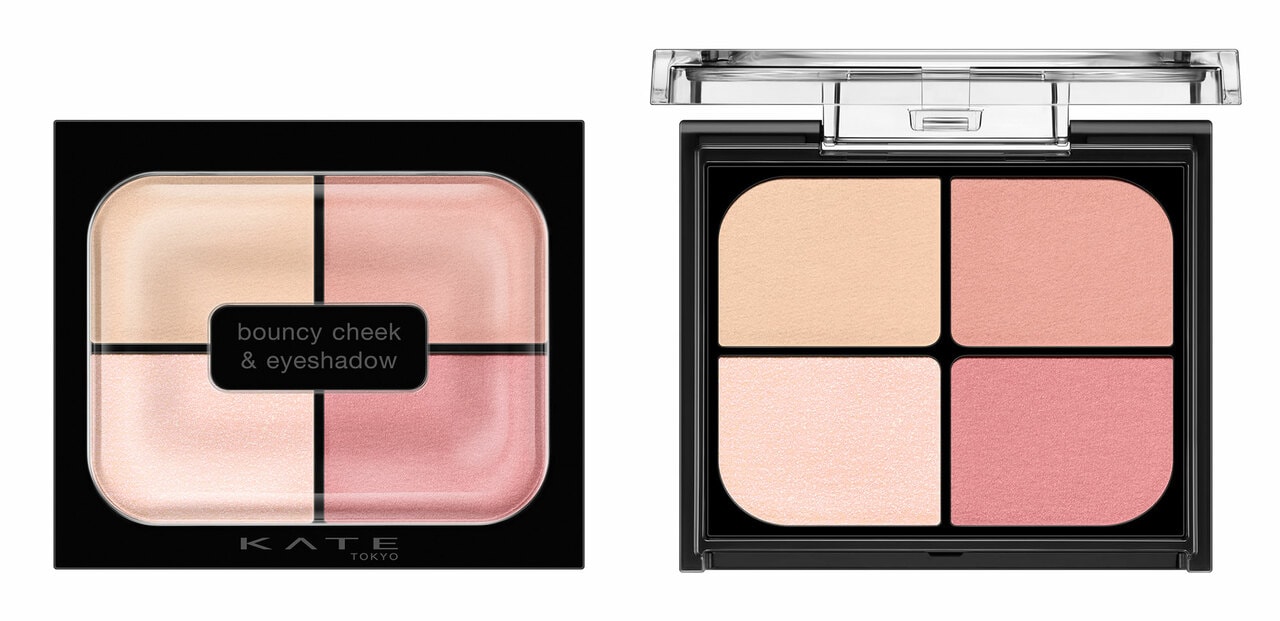 MV－1 スノーモーヴ。明るいモーヴ系で、全体に透明感を上げる4色。大人の色香も感じさせる目元に。