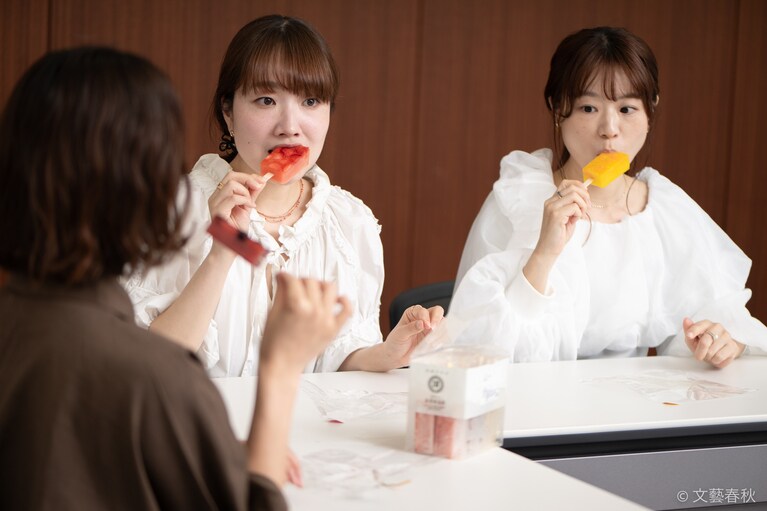 ひとかじりすると、この食感のとりこに。