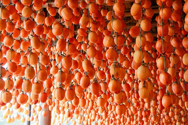 畑地区の干し柿／島根県