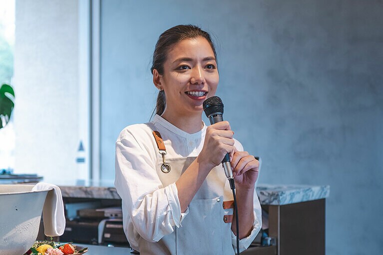 「ナチュール トウキョウ」クリエイティブディレクターの小川苗シェフ
