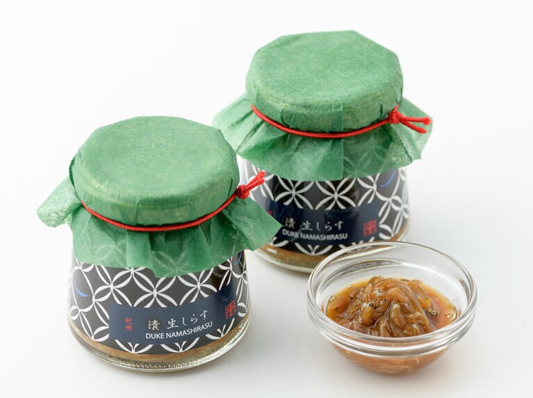 谷国水産「漬生しらす」各100g 1,000円／和歌山県