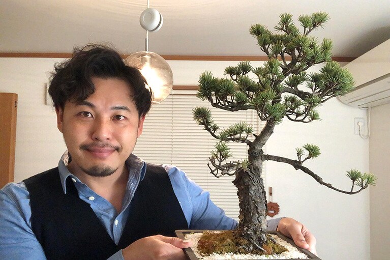 酒井さんの審美眼が光る枝ぶり。