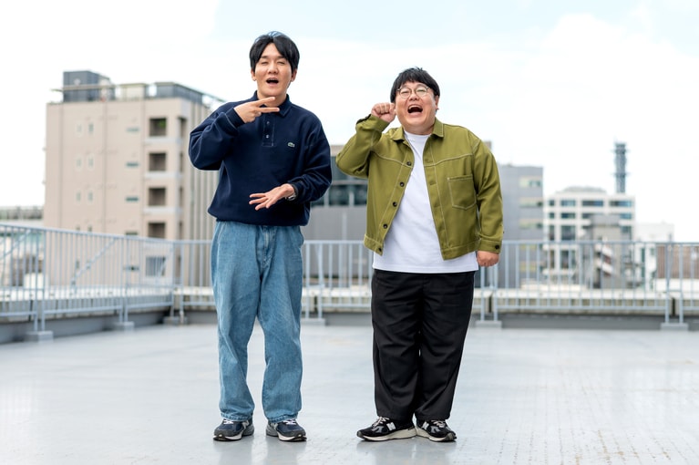 タイムマシーン3号のおふたり。