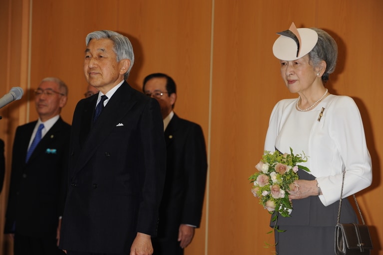 2009年、カナダ・米ハワイへ公式訪問される際の上皇ご夫妻（当時の天皇皇后両陛下）。©JMPA