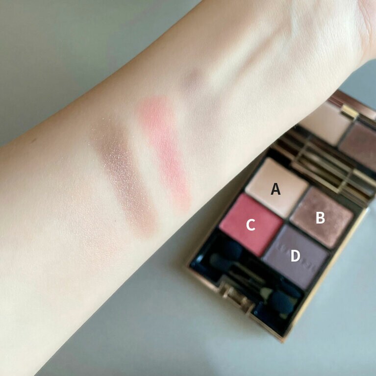 スウォッチ。左から順にA、B、C、D。