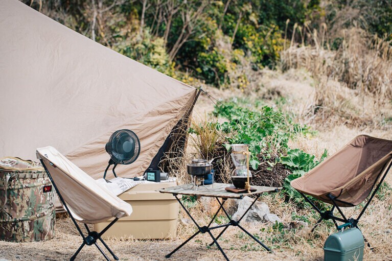防じん・防滴・コードレスだから屋外でも使える。