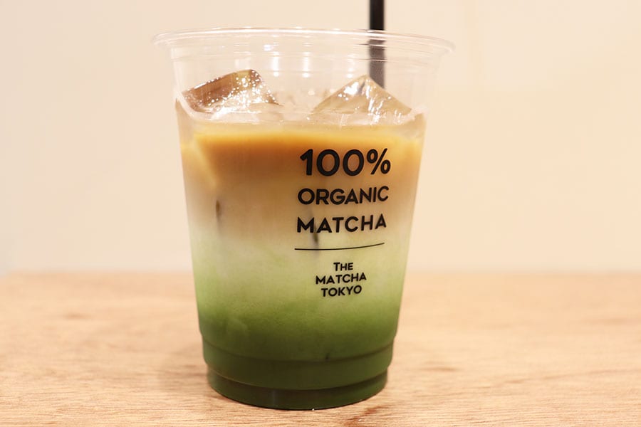 「MATCHA COFFE LATTE」(ICE／HOT)600円。