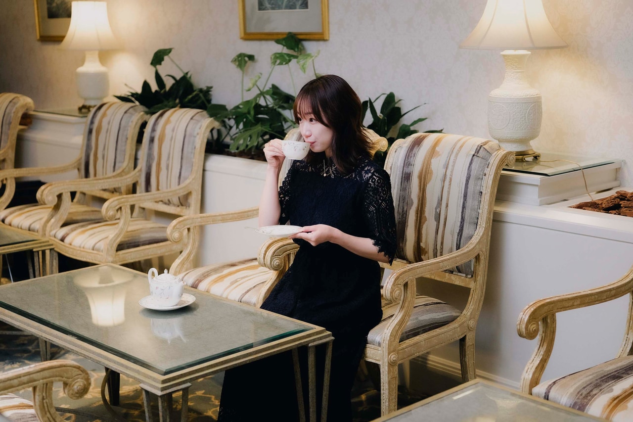 食後の温かなお茶が身体にじんわりと染み入る。
