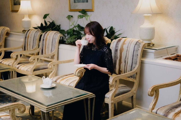 食後の温かなお茶が身体にじんわりと染み入る。