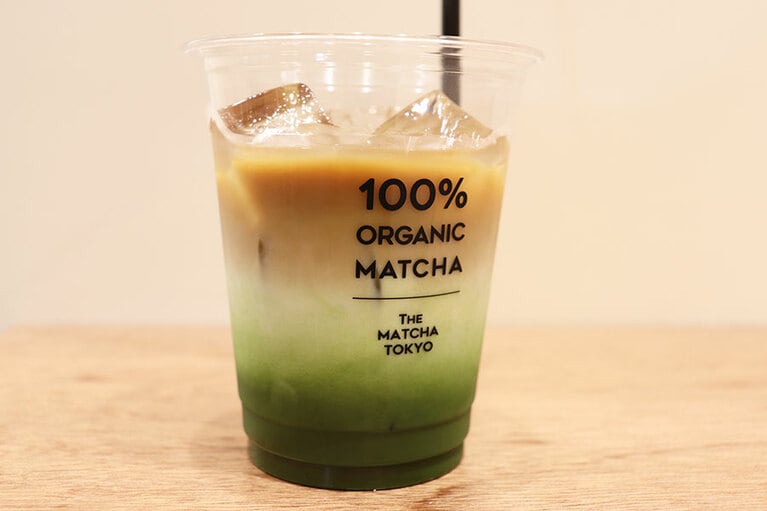 「MATCHA COFFE LATTE」(ICE／HOT)600円。