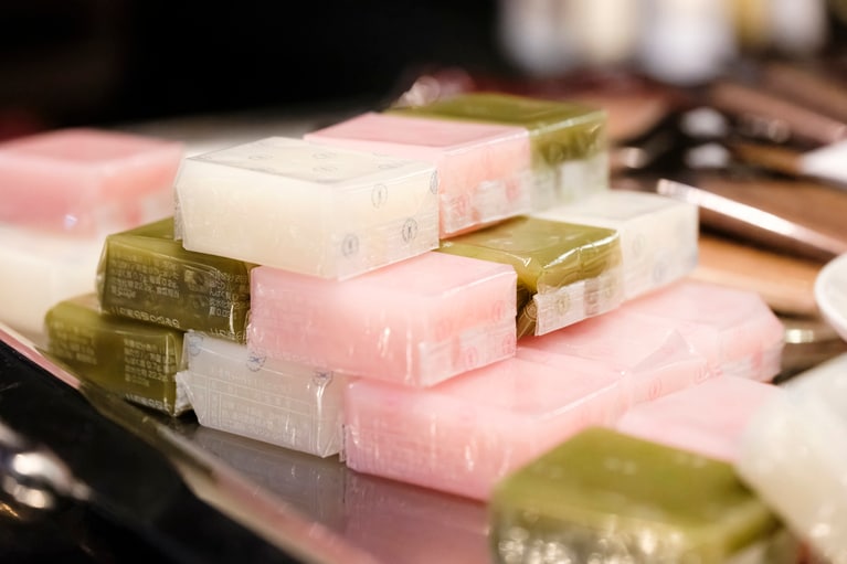 イベントではいろいろな和菓子を一度に楽しめる。