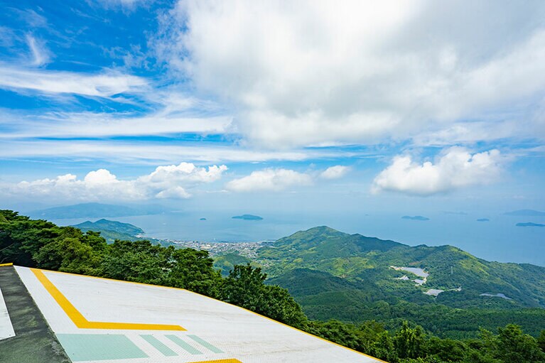 【山口県】周防大島の嵩山。