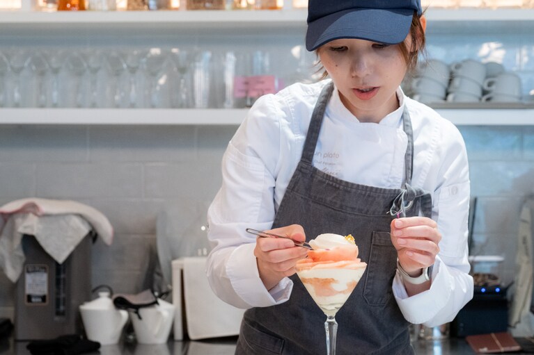 シェフ・パティシエの森井美紀さん。