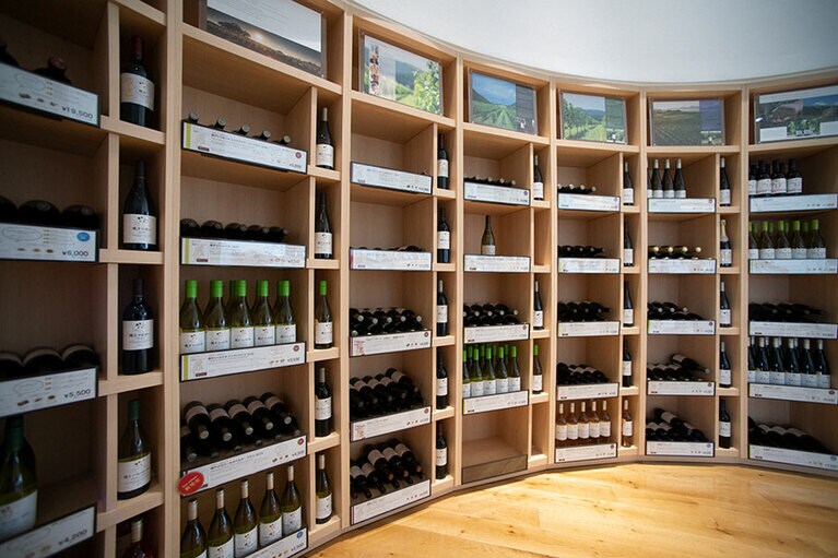 館内のショップ。