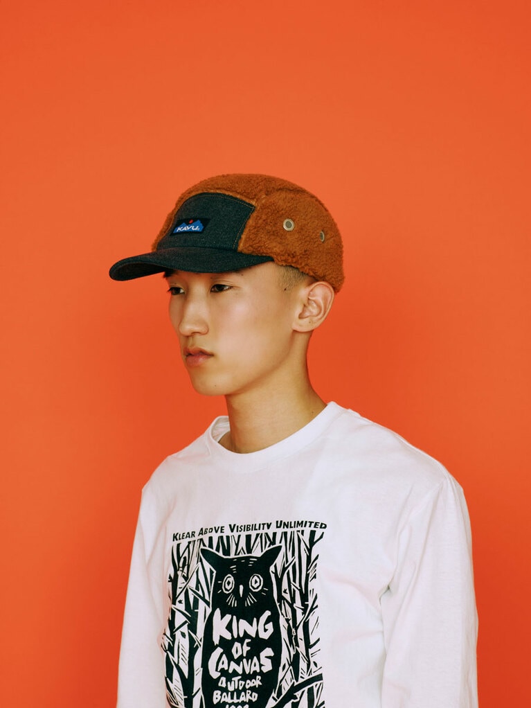 ファーボールキャンプ(レッドウッド／素材：50％コットン、50%ポリエステル)6,050円。