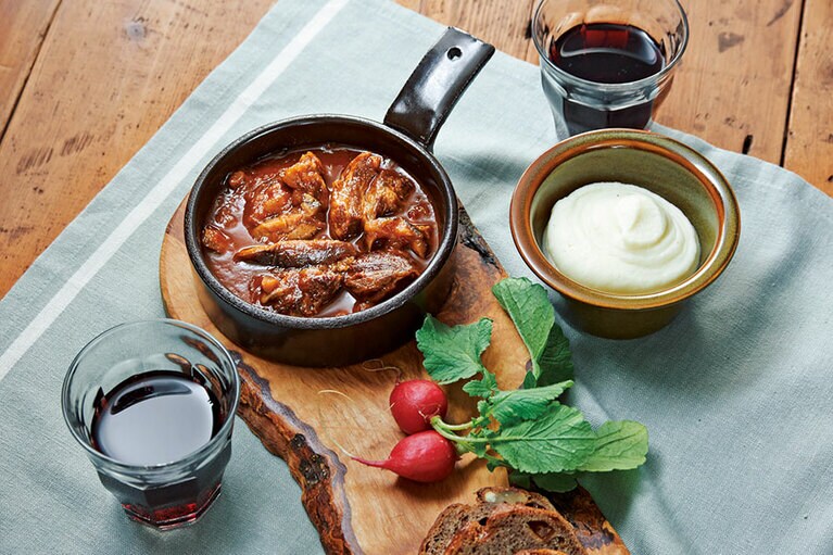 島根県産猪肉のビール煮