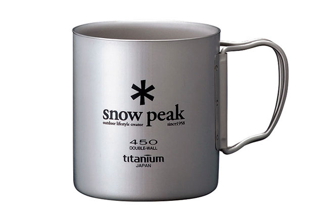 チタンダブルマグ450 450mL 5,115円／スノーピーク