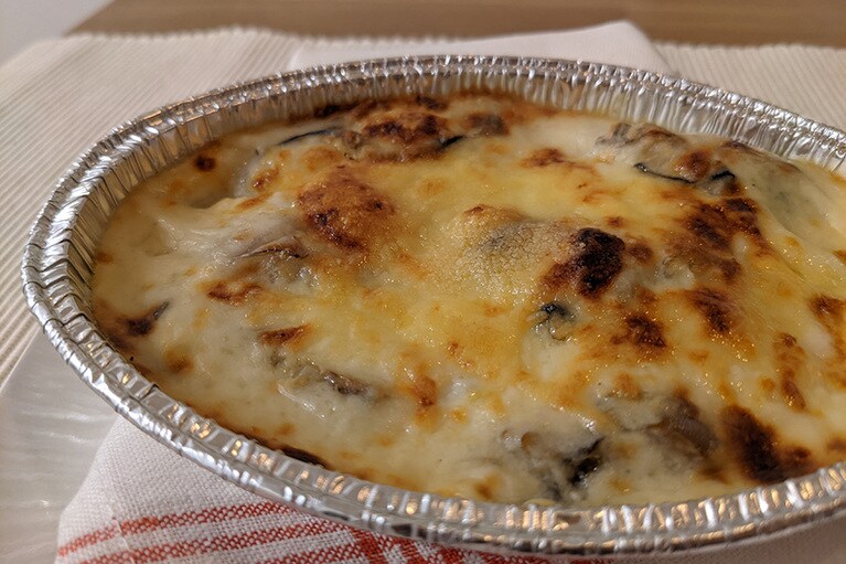 こんがりチーズが食欲をそそります。