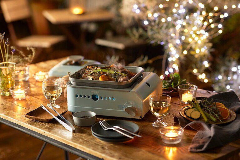 イワタニ「カセットガスホットプレート “mini-maru”」(CB-JHP-1)実勢価格。