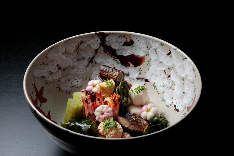 日本料理-舳-MIYOSHI シグネチャーメニュー。