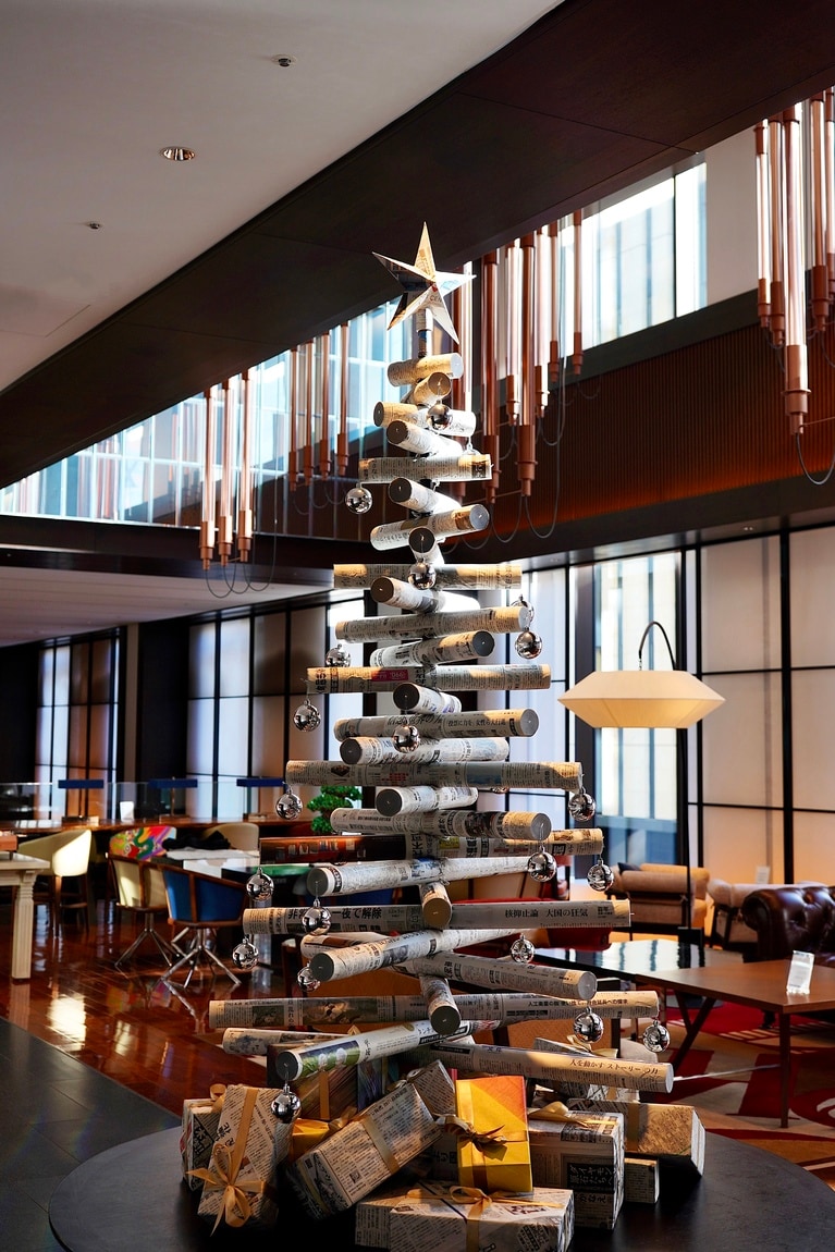 ハイアット セントリック 銀座 東京のクリスマスツリー。