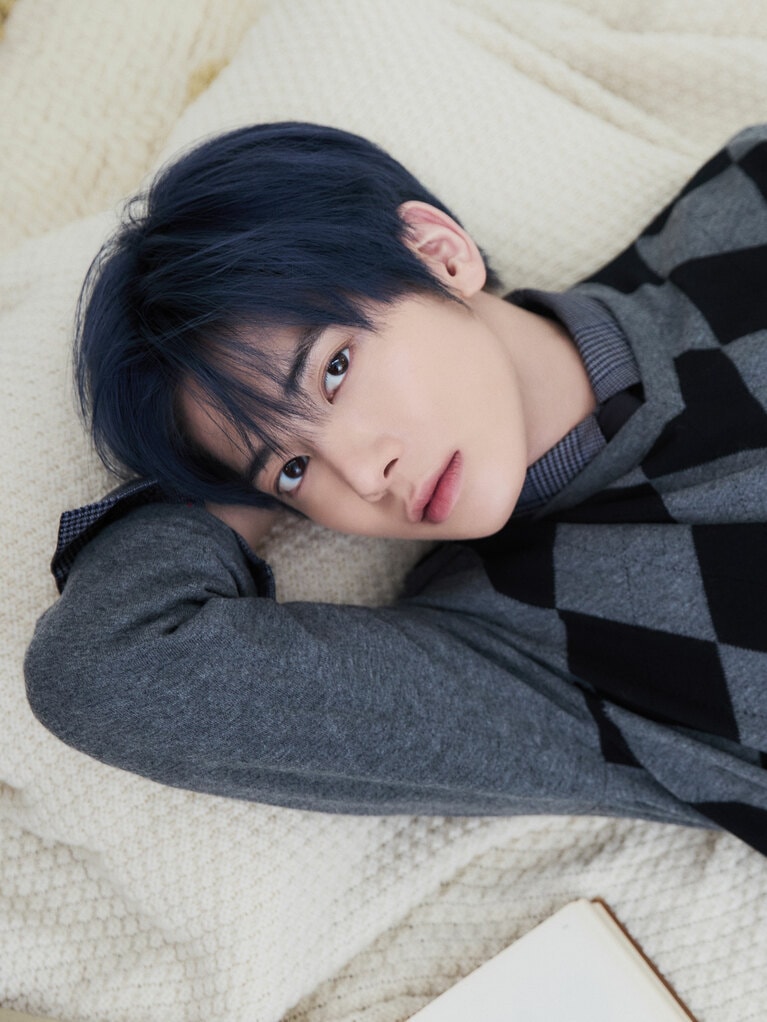 TOMORROW X TOGETHERのTAEHYUNさん（撮影：Lee Sang Hun）