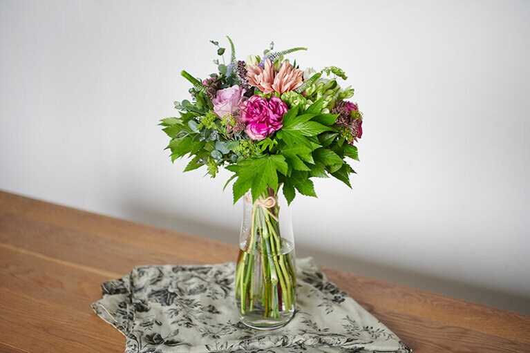 コツさえつかめば、簡単に美しい花束が手に入る！