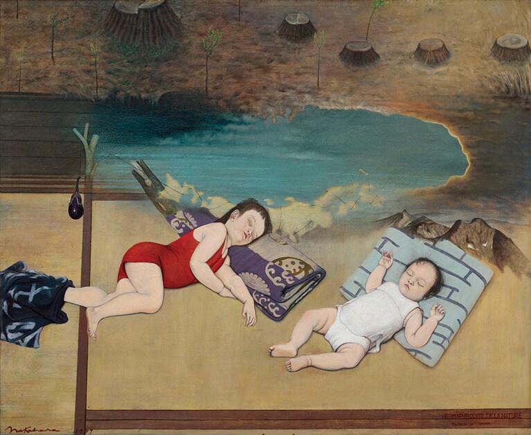 中原 實《杉の子》1947。