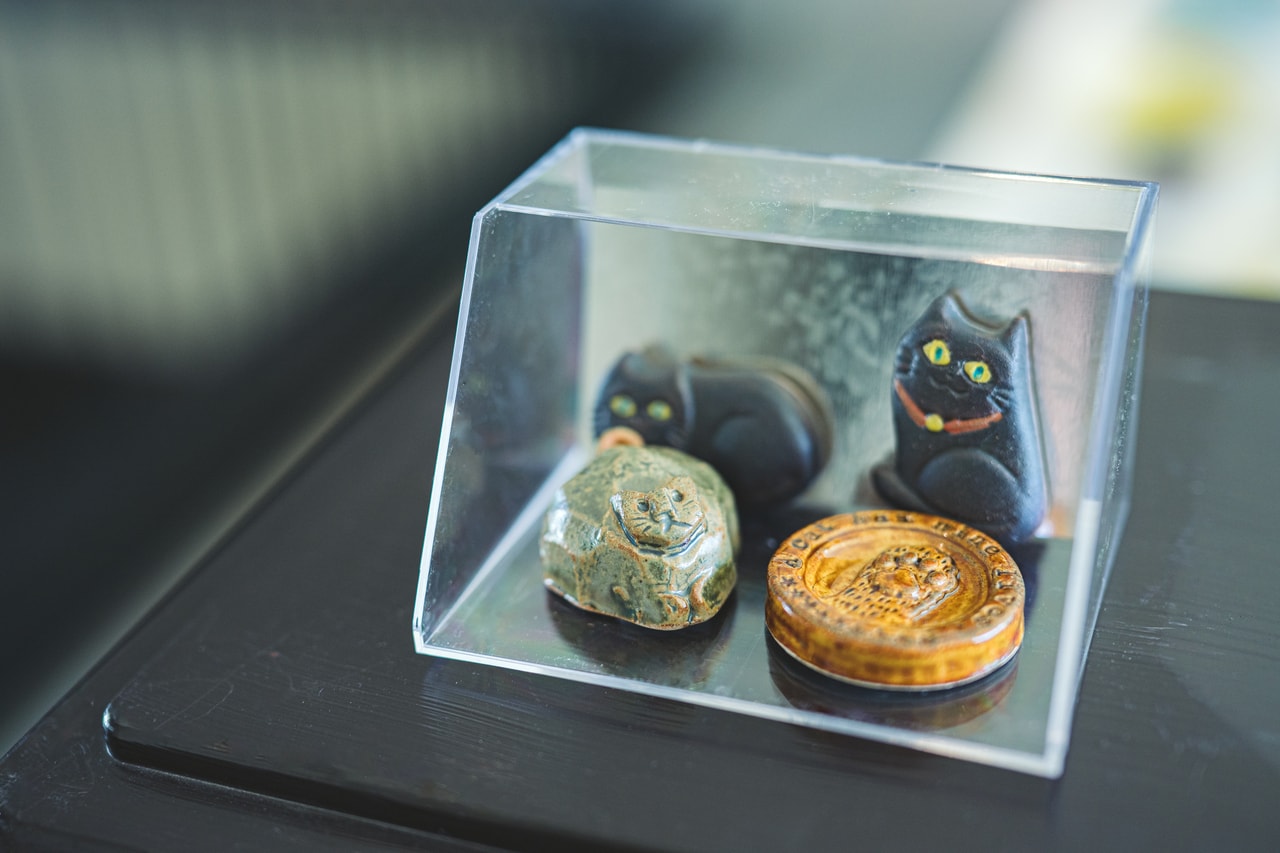 猫陶器ガチャで当たる作品の一例。ハズレなしなのも嬉しい。