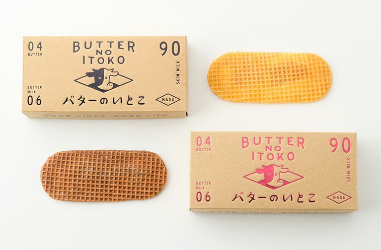 Chus「バターのいとこ」各40g×3枚入り 800円／栃木県