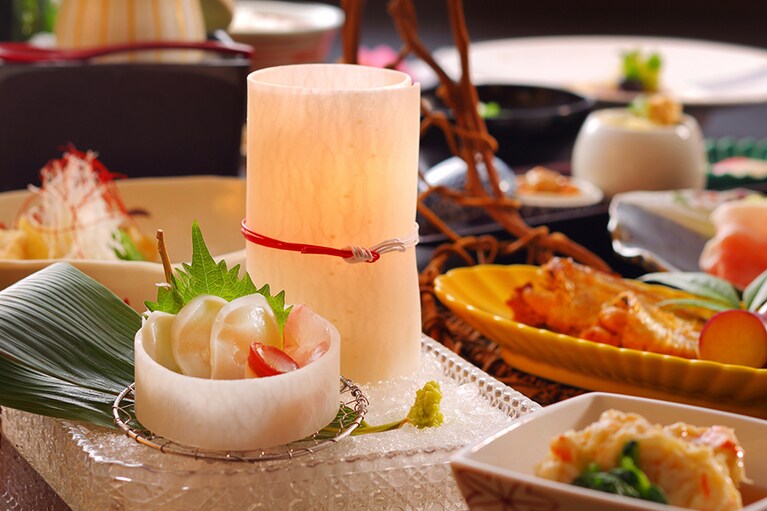 九兵衛旅館［山形／湯田川温泉］夕食イメージ 11月のお料理。