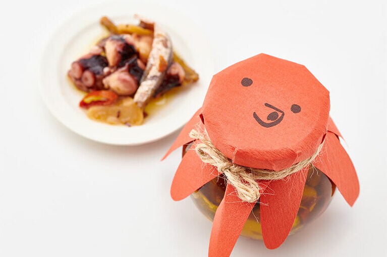 【香川県】さぬき蛸といりこの瀬戸内アヒージョ(110g) 1,300円／安岐水産。