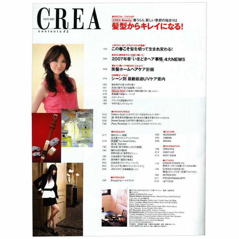 2007年5月号目次。