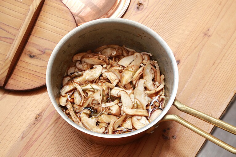 煮始めの状態。