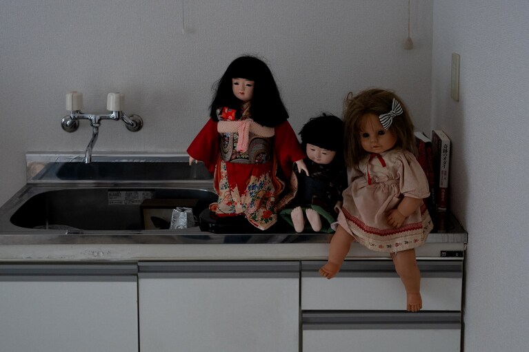 ルームメイツ。右から、みゆき、孔子、菊姫。