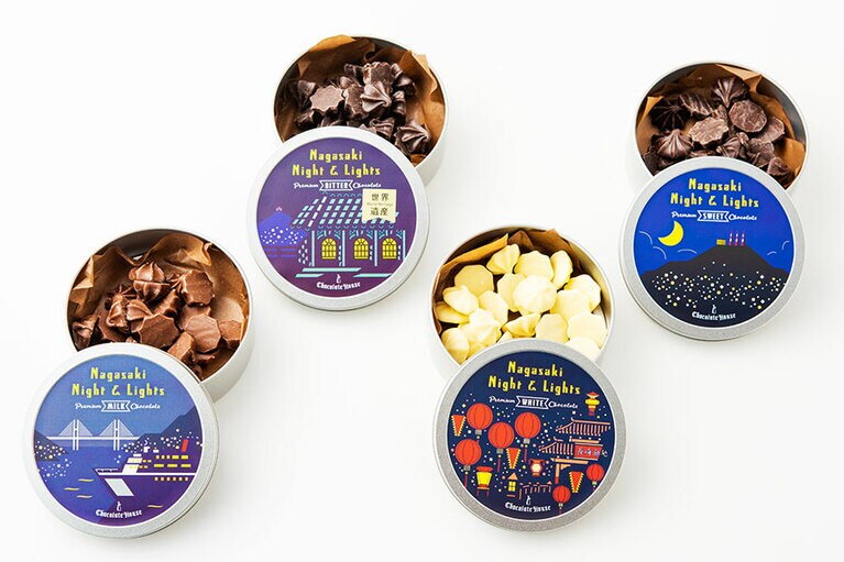 ピュアチョコレート 各60g 556円／チョコレートハウス Spectacle & Bridge