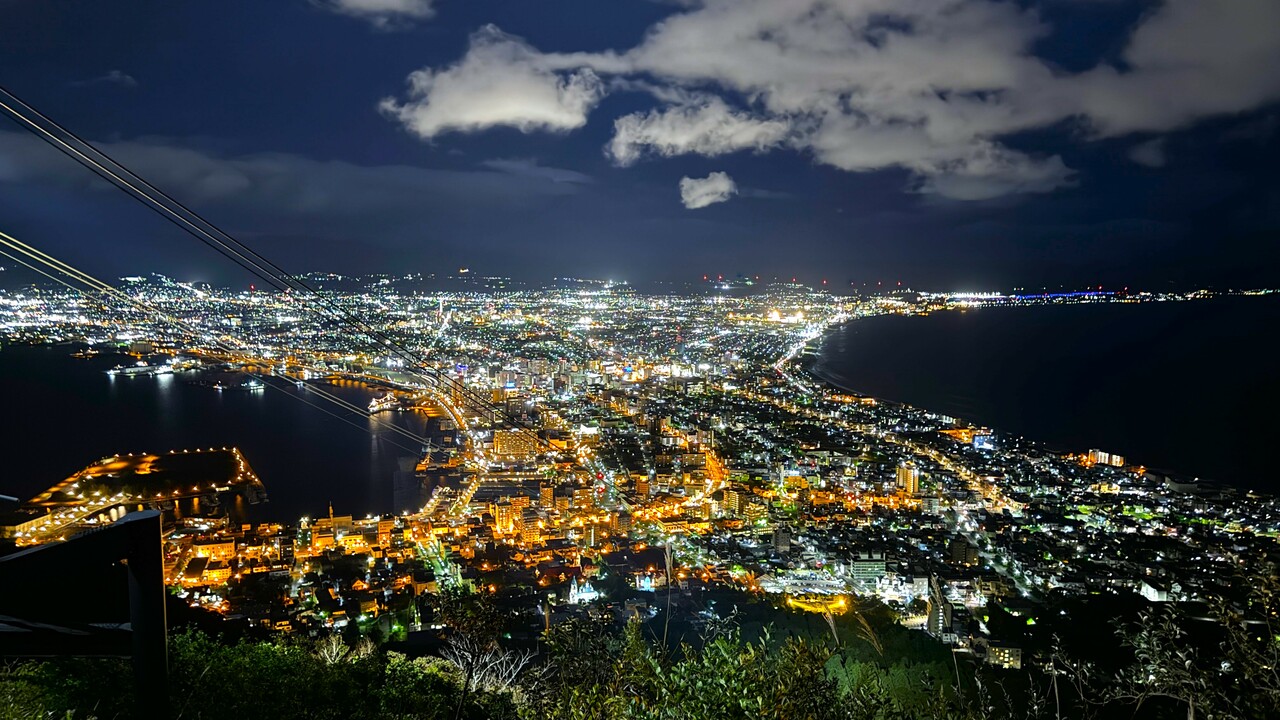 函館山から望む「100万ドルの夜景」。なんでドル？