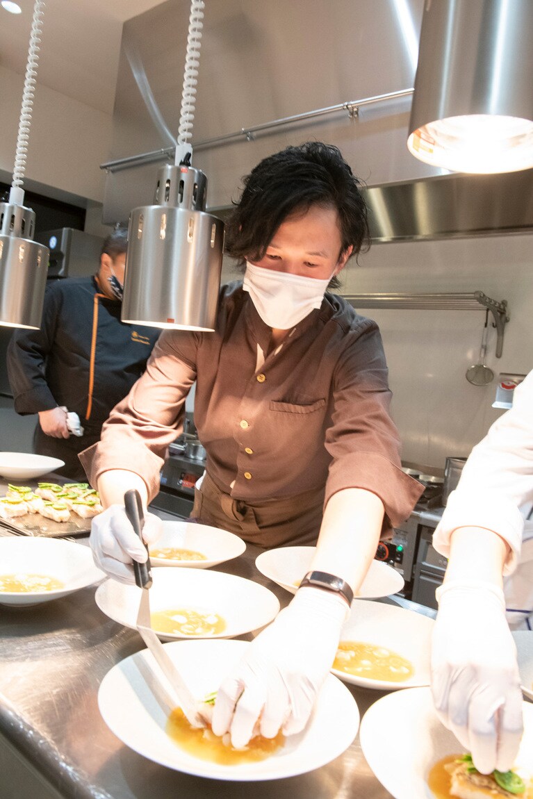東福シェフ。