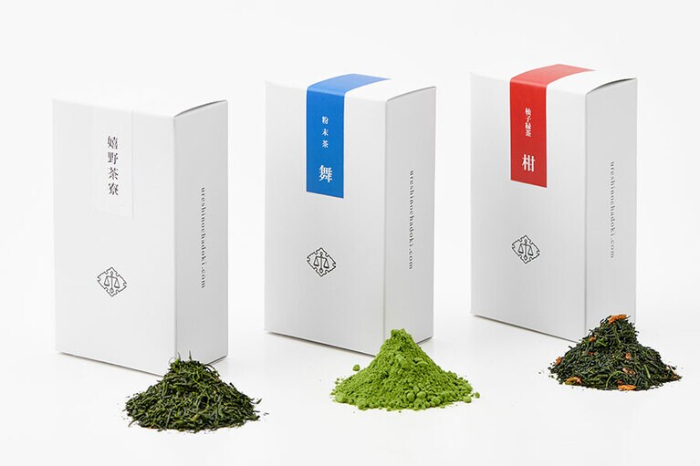 嬉野茶時「お茶」30～80g 各1,000円。