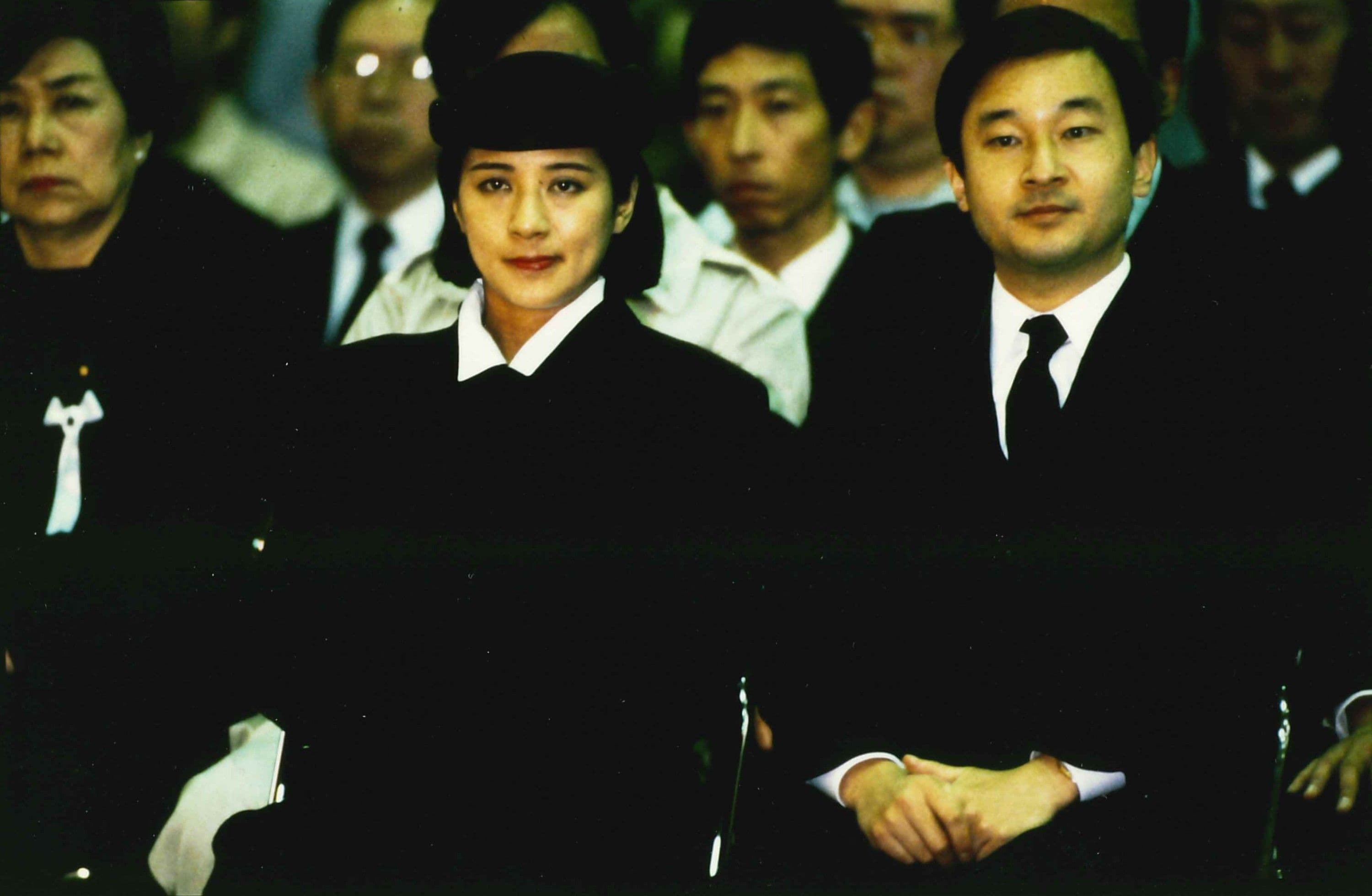 1995年2月26日、阪神大震災の合同慰霊祭にご参列　©JMPA