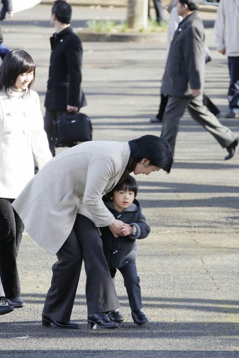 紀子さまと悠仁さま、佳子さま　©JMPA