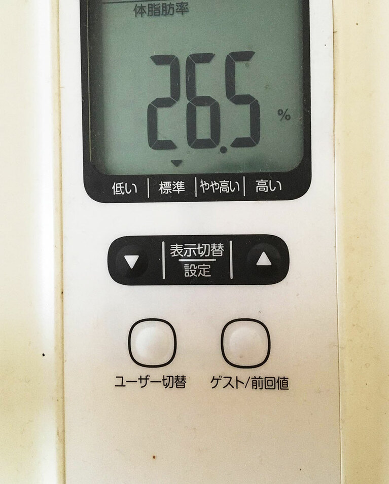 プロテインで順調に体脂肪率は減ってきていたのですが……。