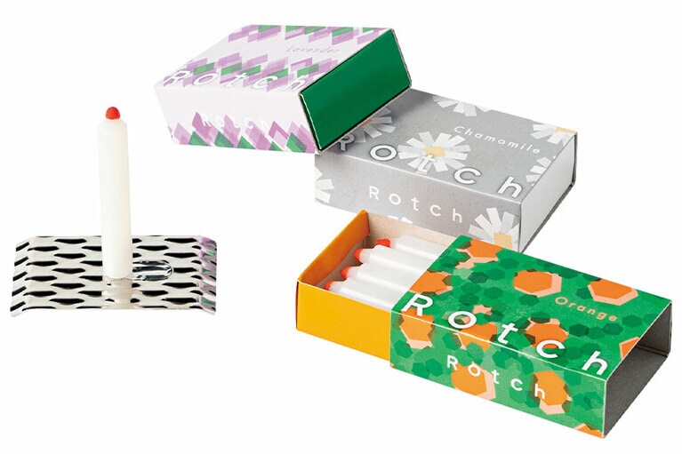 ロッチのBasic BOX。3種の香り＋専用スタンド付き 3,520円／リクラ