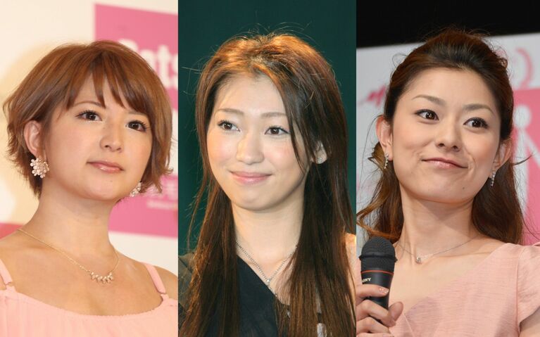 初代タンポポの（左から）矢口真里、飯田圭織、石黒彩　©getty／時事通信社