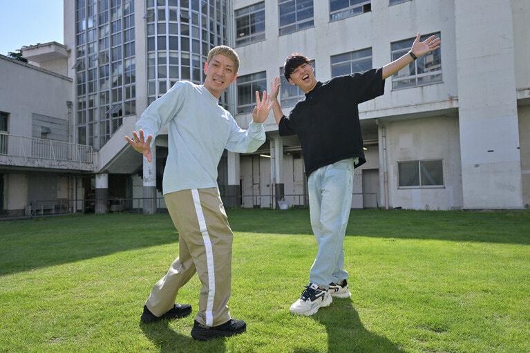 CMお待ちしています！ と語る二人。