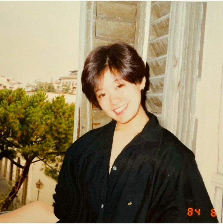 フィレンツェ留学中、17歳の頃。