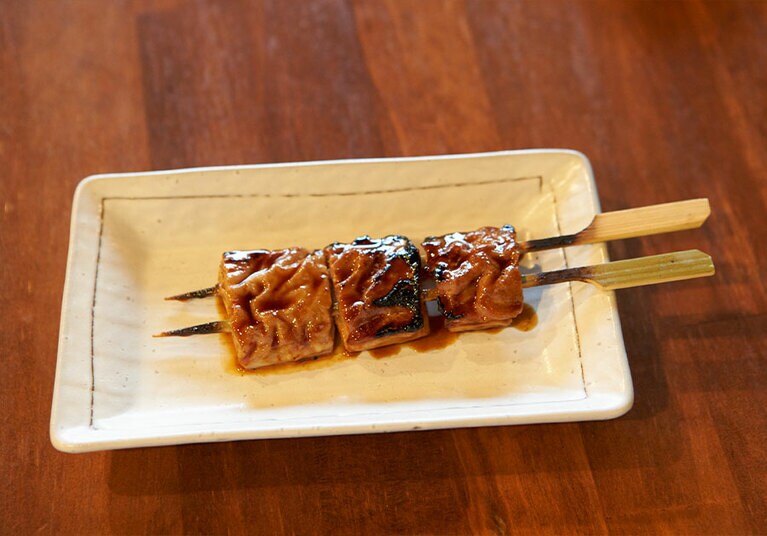 テッポウ。豚の直腸部分にあたる部位。