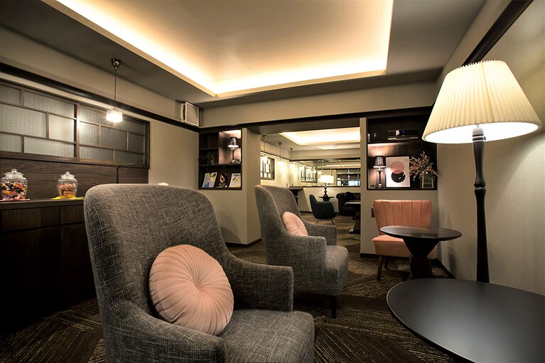 あわら温泉 グランディア芳泉［福井／あわら温泉］離れ ここみち亭 専用ラウンジ。