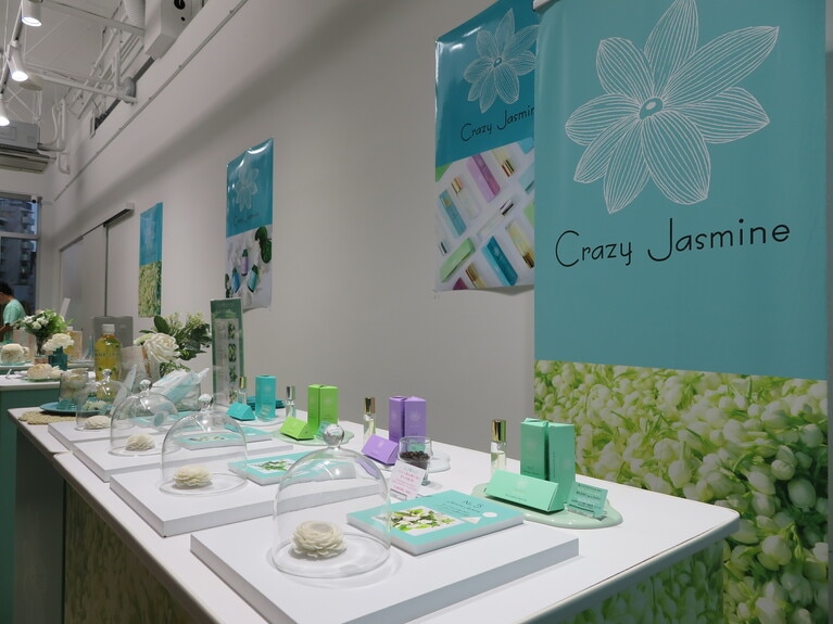 代官山で行われたポップアップストア。photo：Crazy Jasmine Tokyo